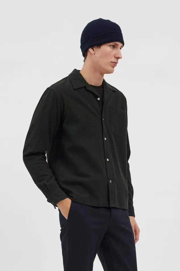 Men Wool Cotton Rib Beanie Camel Norse Projects Beanies