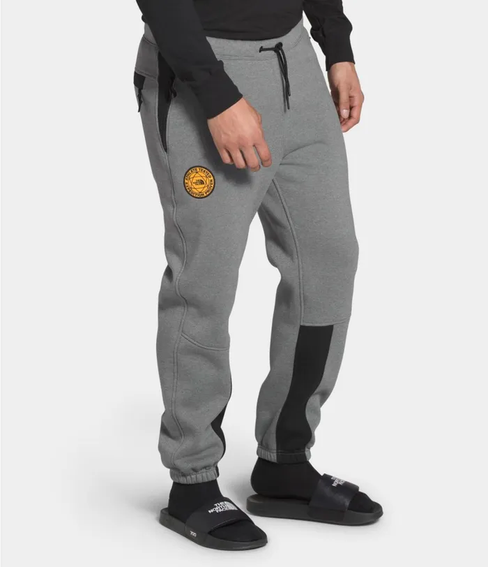 Mens The North Face Active Bottoms Graphic Collection Pant Tnf Medium Grey Heathertnf Black