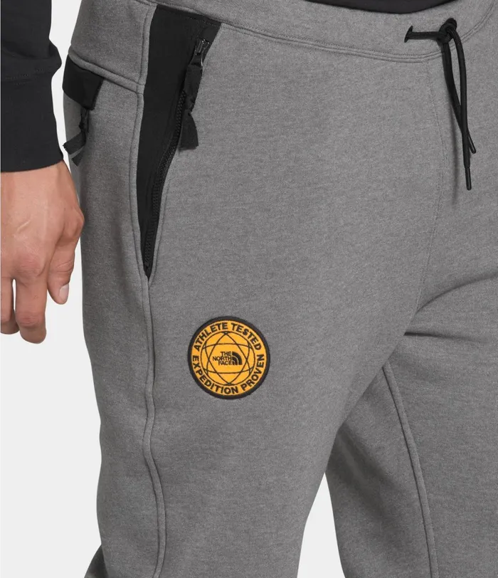Mens The North Face Active Bottoms Graphic Collection Pant Tnf Medium Grey Heathertnf Black