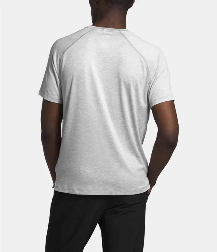Mens The North Face Active Tops HyperLayer FD Short Sleeve Tnf Light Grey Heather