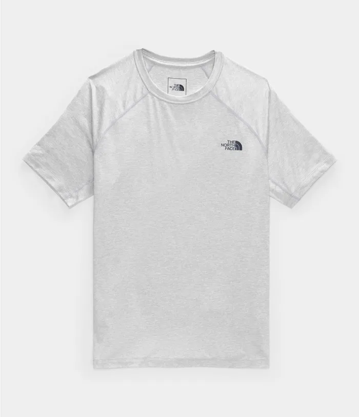 Mens The North Face Active Tops HyperLayer FD Short Sleeve Tnf Light Grey Heather