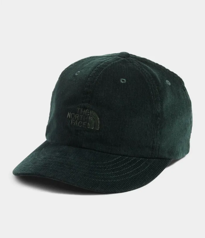 Mens The North Face Hats Heritage Cord Cap Scarab Green