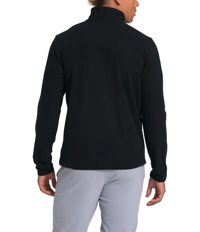 Mens The North Face Hoodies and Sweatshirts TKA Glacier SnapNeck Pullover Tnf Blacktnf Black