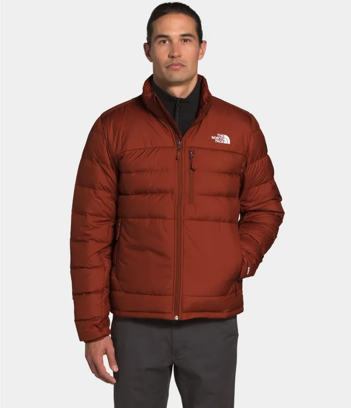 Mens The North Face Insulated and Down Jackets Aconcagua 2 Jacket Brandy Brown