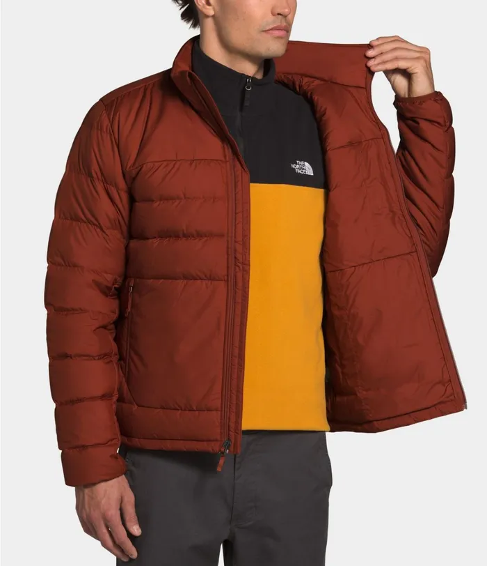 Mens The North Face Insulated and Down Jackets Aconcagua 2 Jacket Brandy Brown
