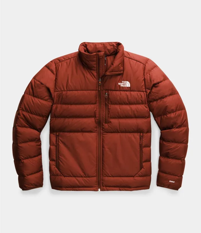 Mens The North Face Insulated and Down Jackets Aconcagua 2 Jacket Brandy Brown