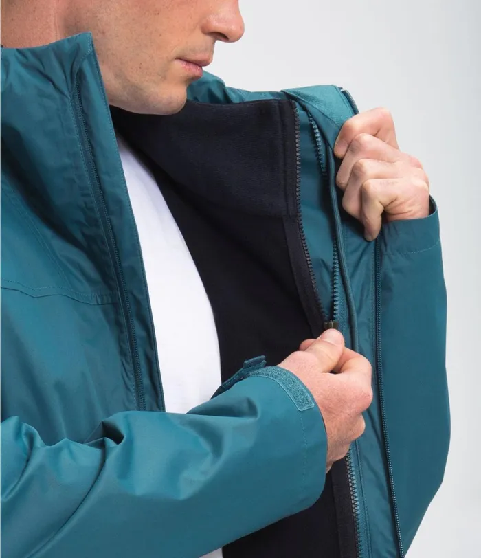 Mens The North Face Insulated and Down Jackets Arrowood TriclimateTall Mallard Blueaviator Navy