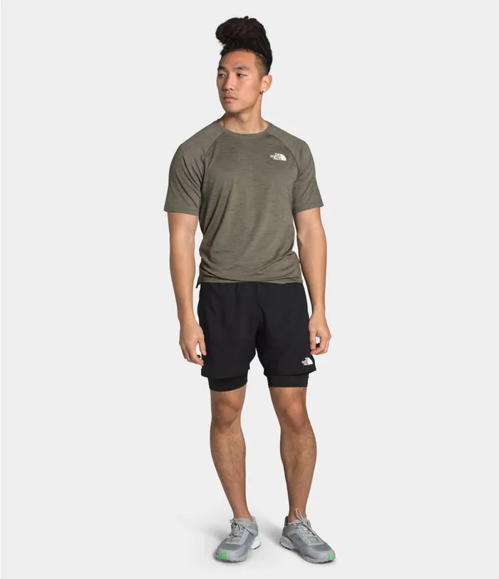 Mens The North Face Shorts Active Trail Dual Short Tnf Black