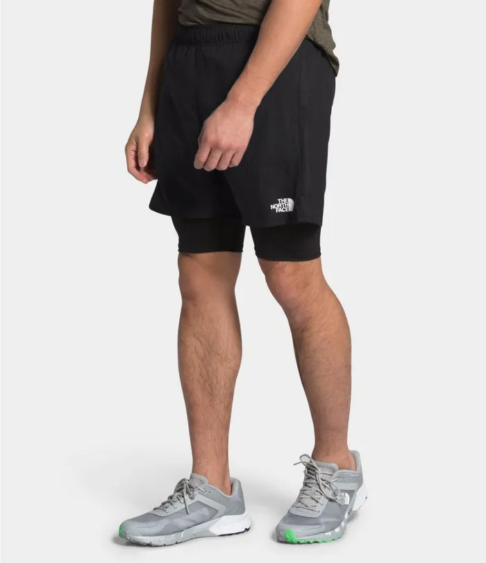 Mens The North Face Shorts Active Trail Dual Short Tnf Black