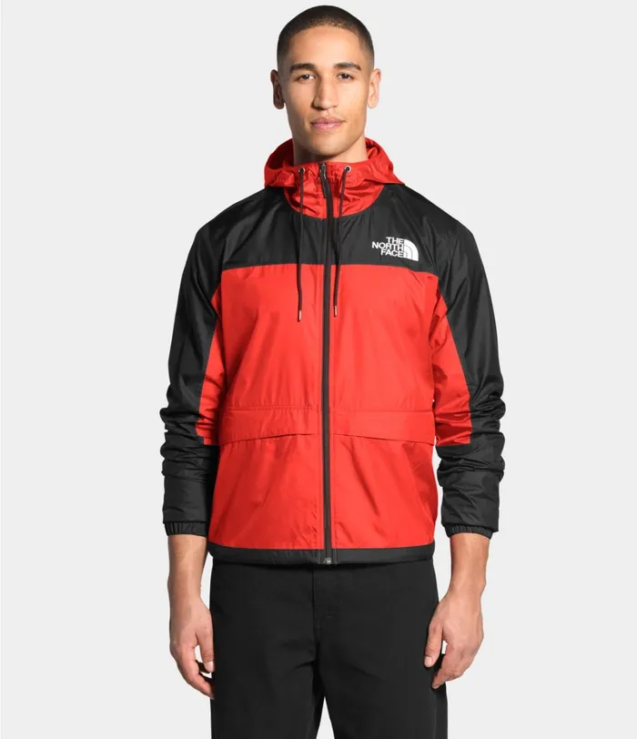 Mens The North Face Windbreakers HMLYN Wind Shell Flare Orange