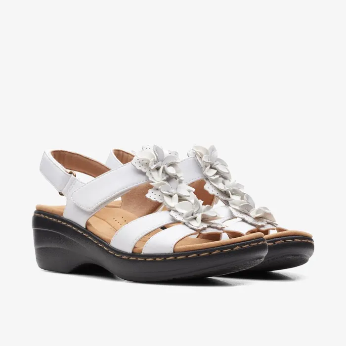 Merliah Sheryl White Women Clarks Sandals and Flip Flops