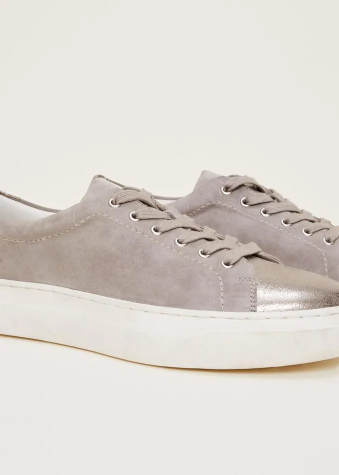 Metallic Trainer Grey Women Phase Eight Trainers