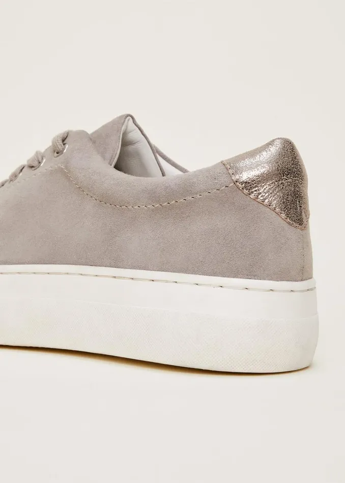 Metallic Trainer Grey Women Phase Eight Trainers