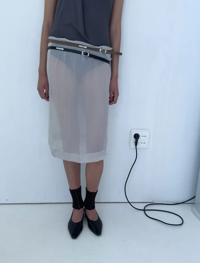 Mileva Light Grey Women Paloma Wool Skirts