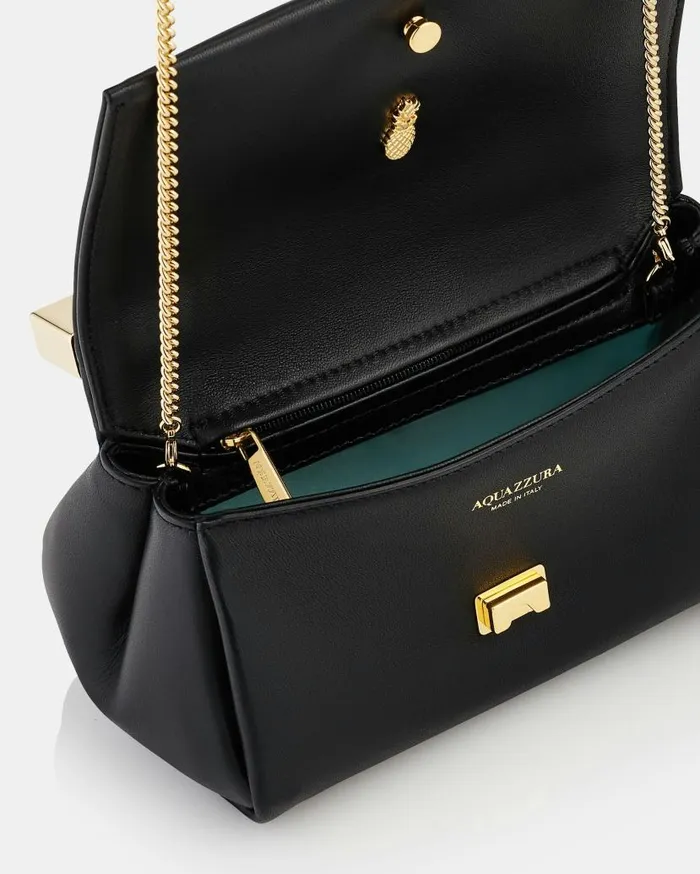 Mini Twist Clutch Black Women Aquazzura Shoulder Bags Mini Twist Clutch Black Women Aquazzura Shoulder Bags