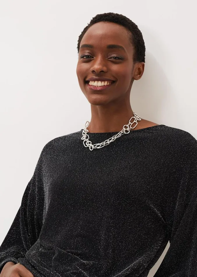 Miranda Silver Chain Necklace Silver Women Phase Eight Jewellery