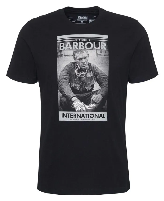 Mount TShirt Grey Marl Men Barbour TShirts