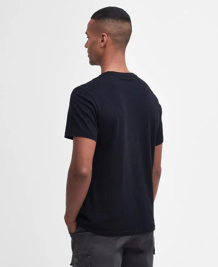 Mount TShirt Grey Marl Men Barbour TShirts