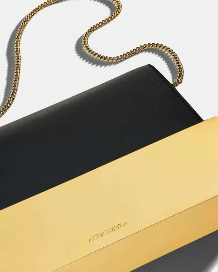 Muse Clutch Black Women Aquazzura Clutch Bags Muse Clutch Black Women Aquazzura Clutch Bags
