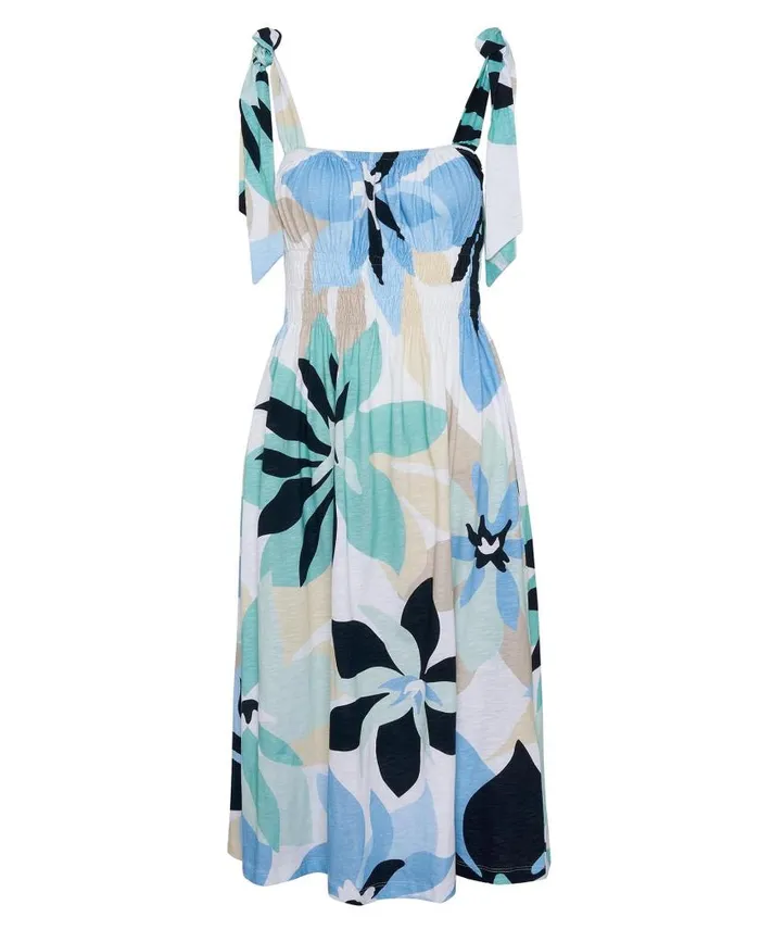 Nadia Floral Midi Dress Multi Women Barbour Dresses and Skirts