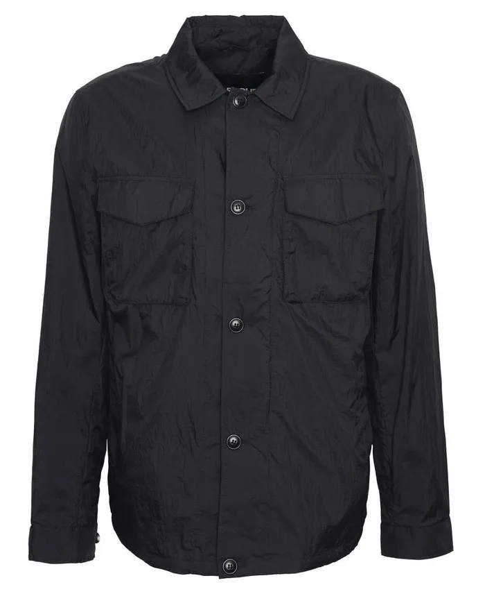 Neale Overshirt Washed Cobalt Men Barbour Casual Jackets