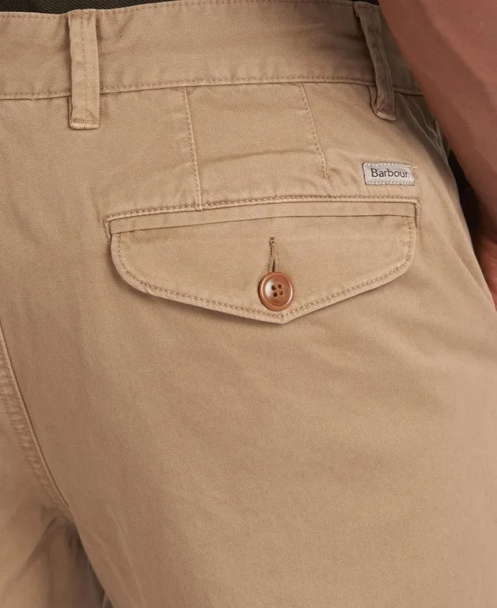 Neuston Twill Trousers Sand Men Barbour Trousers and Shorts