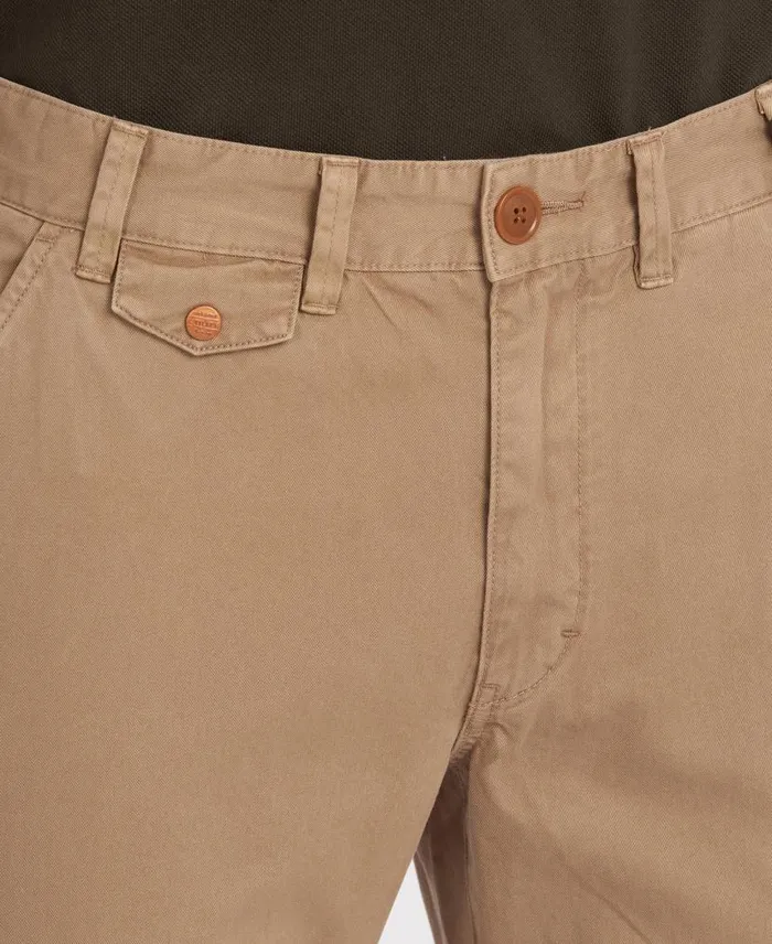 Neuston Twill Trousers Sand Men Barbour Trousers and Shorts