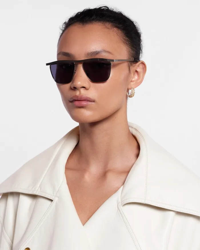 Noran Sunglasses Silver MenWomen Nanushka Eyewear