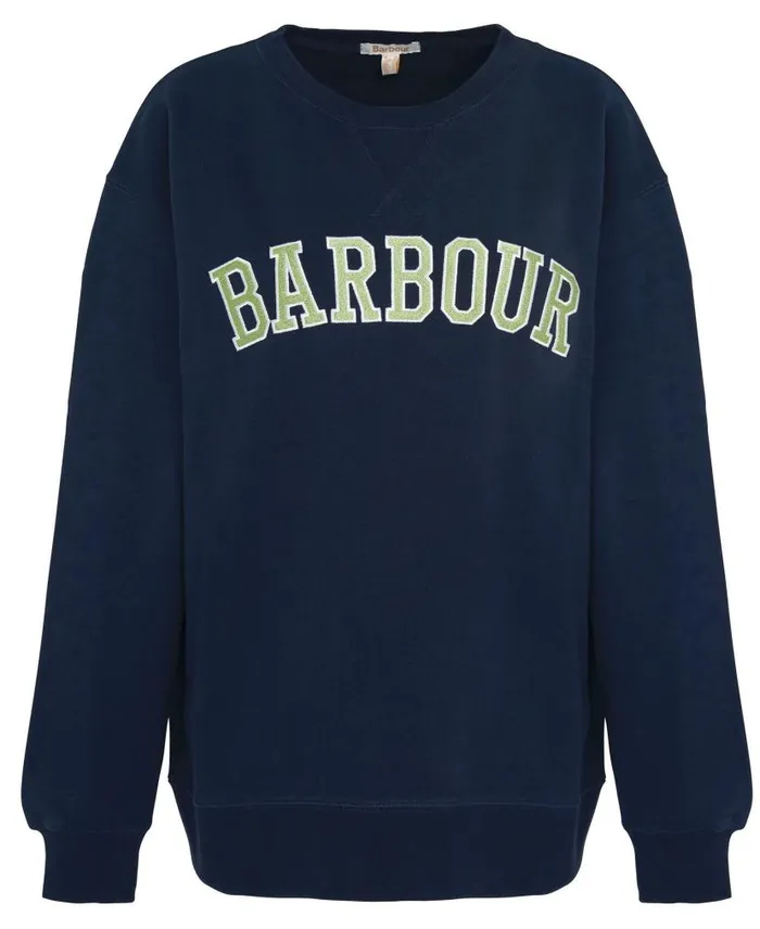 Northumberland Sweatshirt Harvest Gold Women Barbour Jumpers