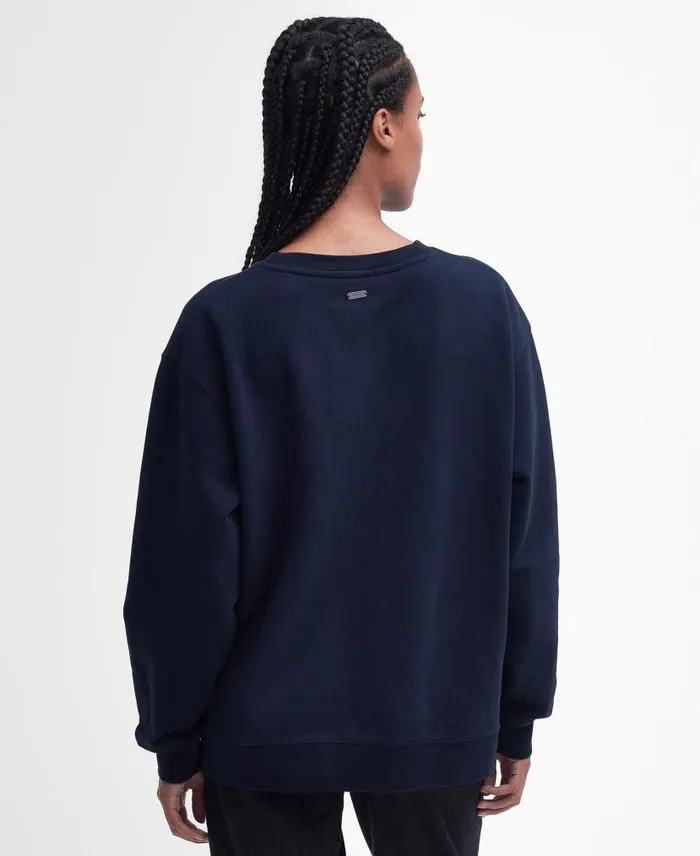 Northumberland Sweatshirt Harvest Gold Women Barbour Jumpers