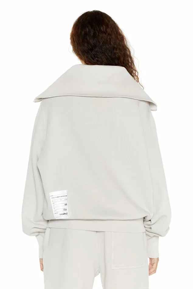NTRLS Stone Quarter Zip Sweatshirt Stone Women Jaded London