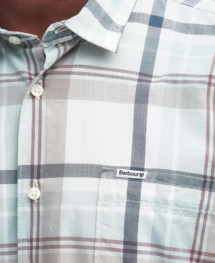 Oakfield Regular ShortSleeved Shirt Ecru Men Barbour Shirts