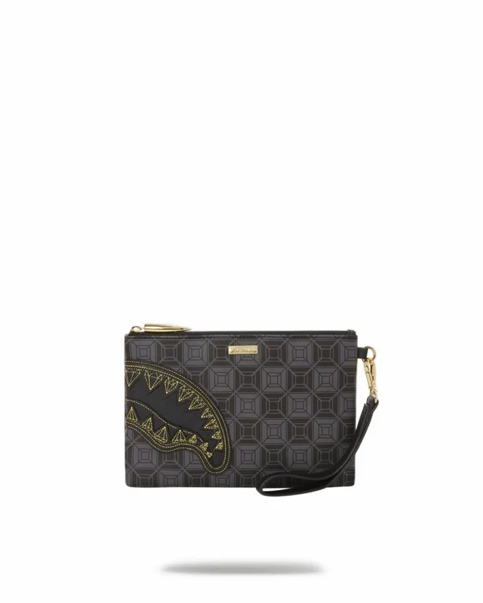 OBSIDIAN STUNNER Ai6 SANDFLOWER COLLAB CROSSOVER CLUTCH Bags SPRAYGROUND