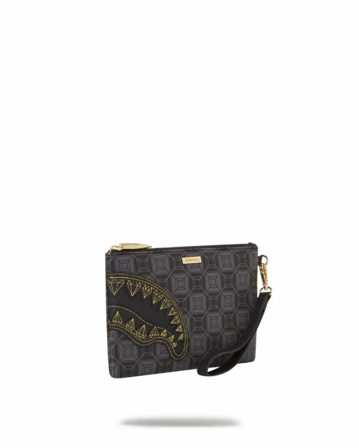 OBSIDIAN STUNNER Ai6 SANDFLOWER COLLAB CROSSOVER CLUTCH Bags SPRAYGROUND