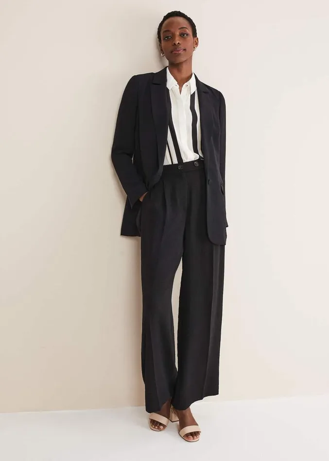 Opal Black Blazer Black Women Phase Eight Jackets