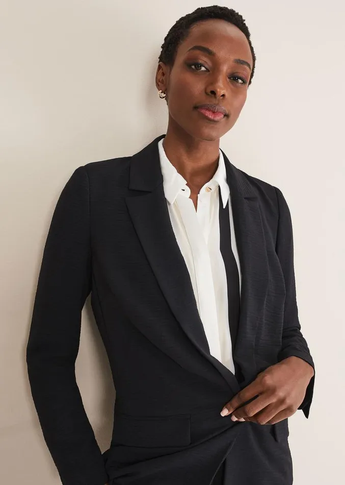 Opal Black Blazer Black Women Phase Eight Jackets