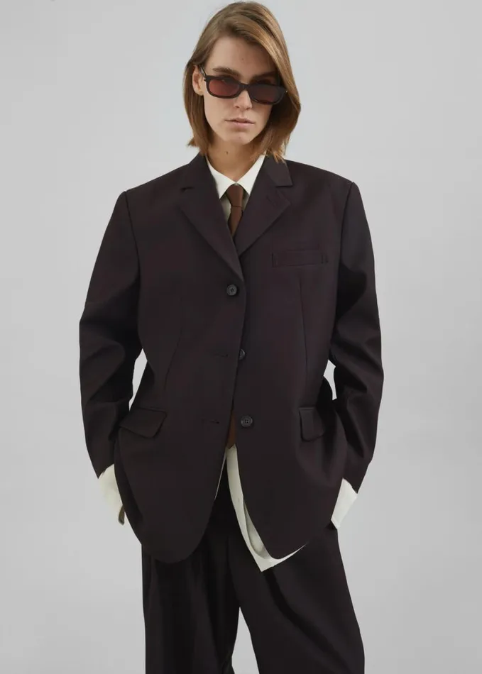 Outerwear Women The Frankie Shop Loma Blazer 8211 Brown