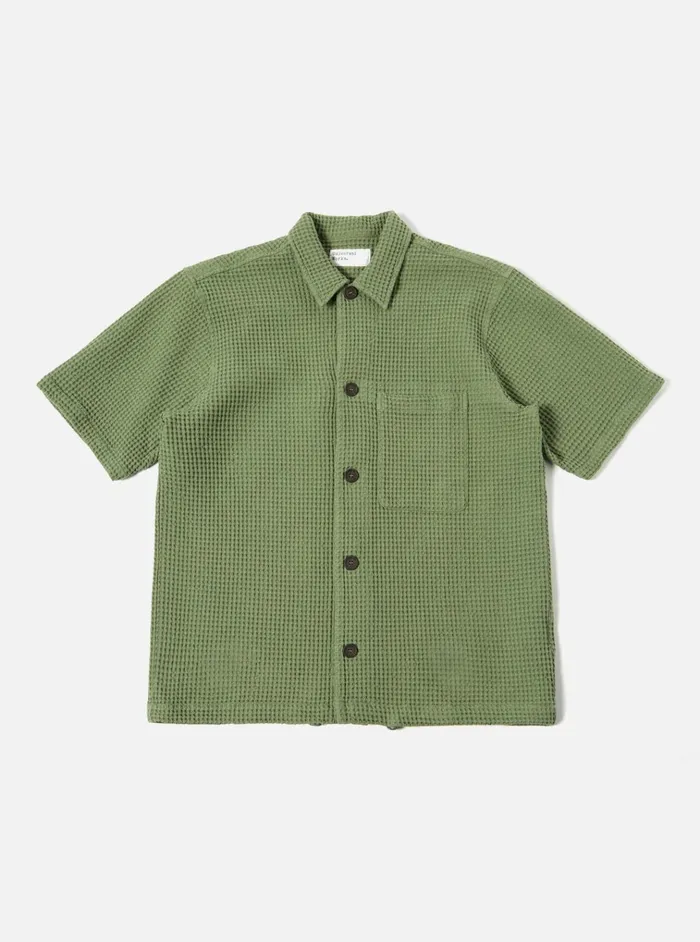 Overshirts Men Universal Works Universal Works Tech Overshirt In Birch Pike Waffle