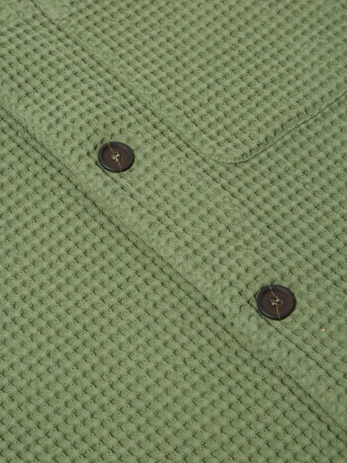 Overshirts Men Universal Works Universal Works Tech Overshirt In Birch Pike Waffle