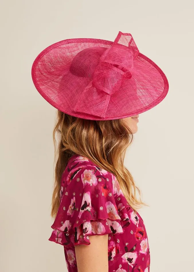 Oversized Bow Disc Pink Women Phase Eight Fascinators and Hats