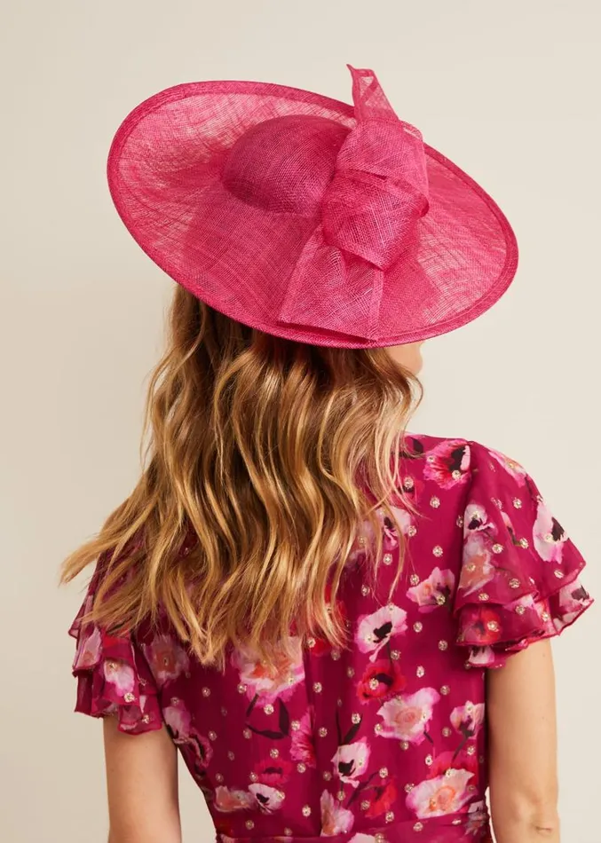 Oversized Bow Disc Pink Women Phase Eight Fascinators and Hats