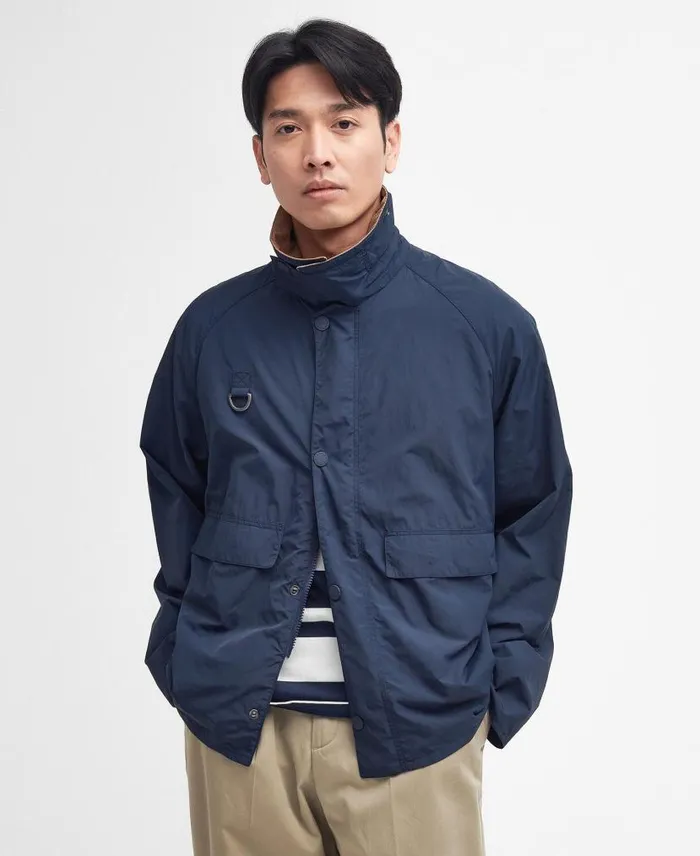 Oversized Spey Showerproof Jacket Bleached Olive Men Barbour Showerproof Jackets
