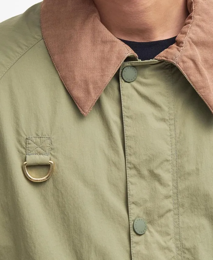 Oversized Spey Showerproof Jacket Bleached Olive Men Barbour Showerproof Jackets