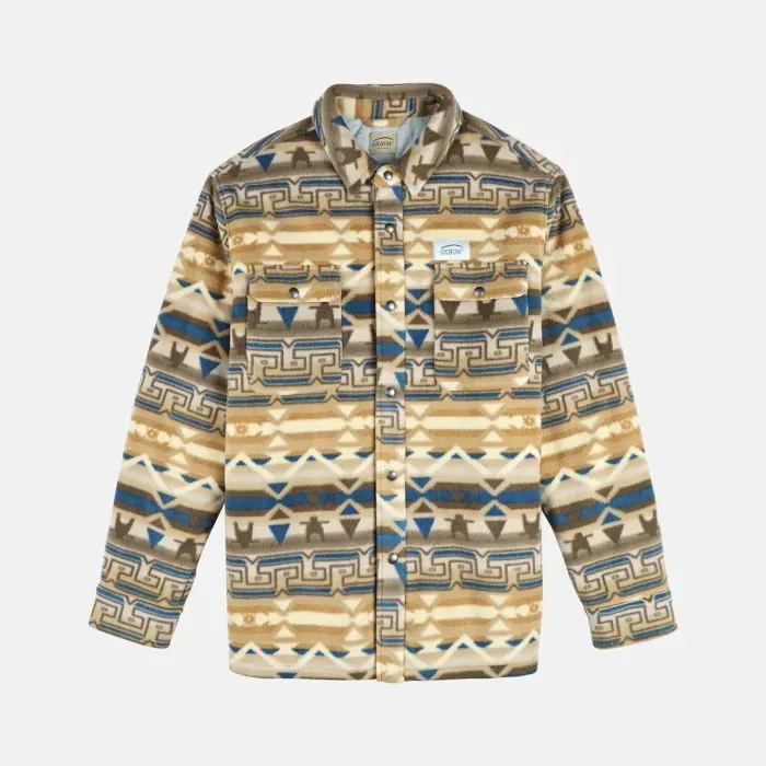 Oxbow Shirt Men Polar Fleece Saudade 8211 Wax