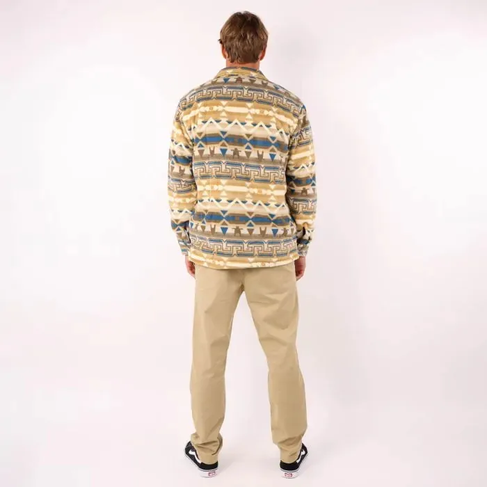Oxbow Shirt Men Polar Fleece Saudade 8211 Wax