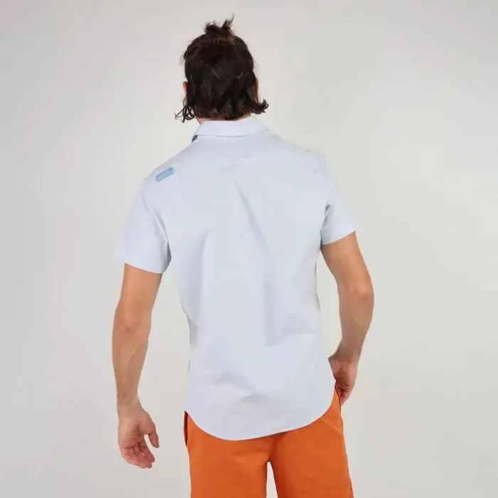 Oxbow Shirt Men Shirt Clami 8211 Light Blue