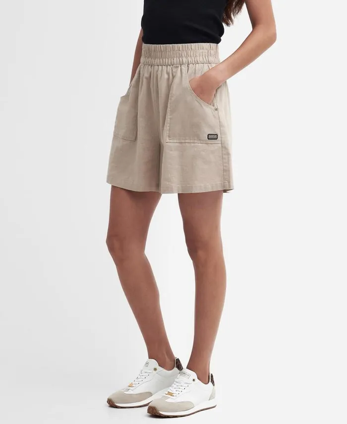 Parisse Shorts Oat Women Barbour Trousers and Shorts