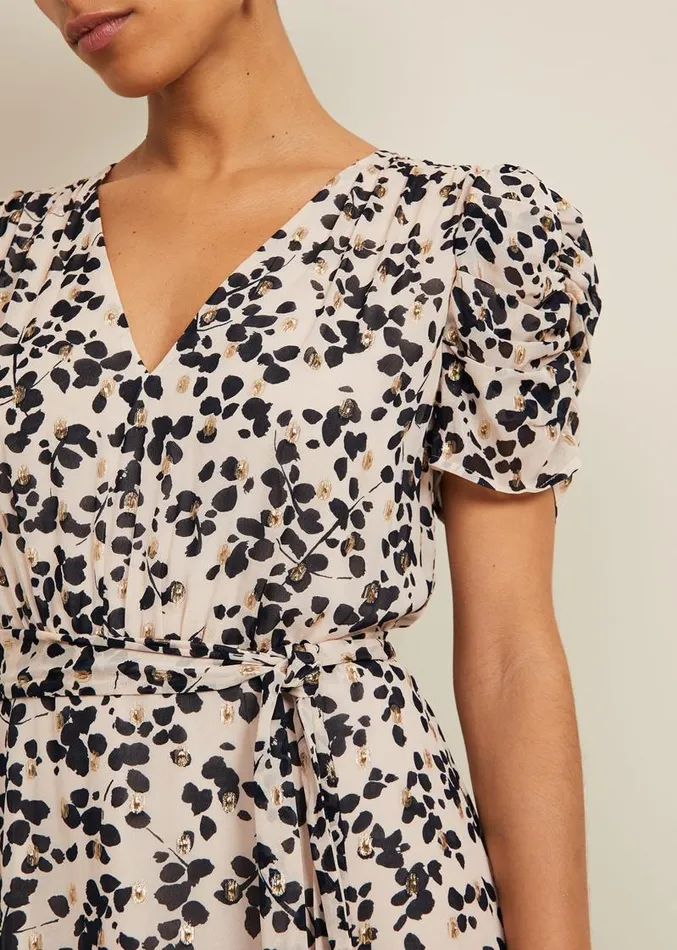 Petite Amy Floral Midi Dress Multicoloured Women Phase Eight Dresses