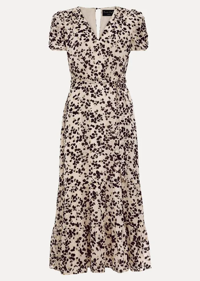 Petite Amy Floral Midi Dress Multicoloured Women Phase Eight Dresses