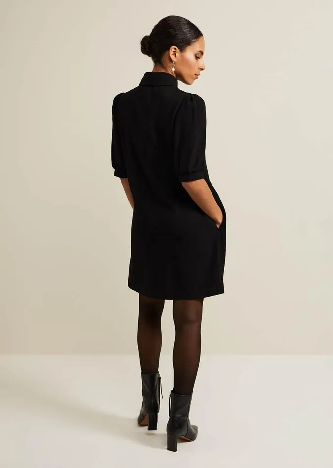 Petite Claudia Pearl Dress Black Women Phase Eight Dresses